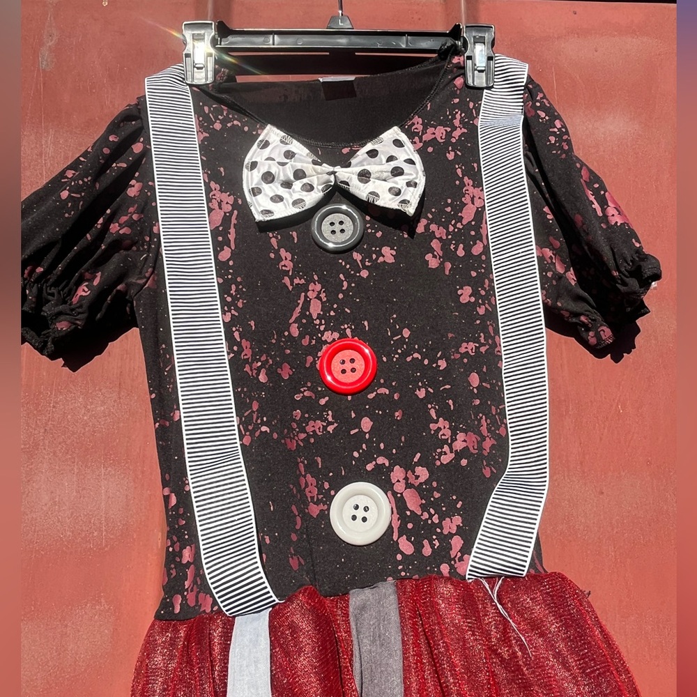 Adult Horror Clown Costume Size M USED JUST DRESS - Picture 3 of 9